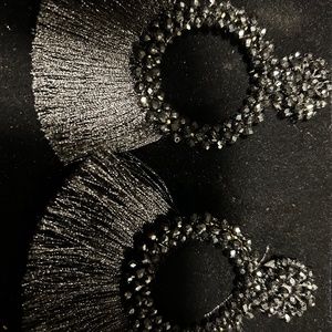 Black Stone Earrings